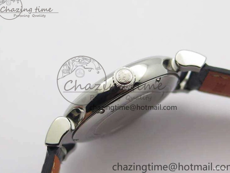 MIROTIME 0714 MoistureWicking Da Vinci IW356601 SS MKF 1:1 Best Edition Blue Dial On Black Leather Strap A 7233